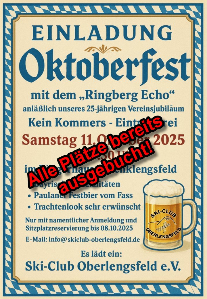 Plakat Oktoberfest
